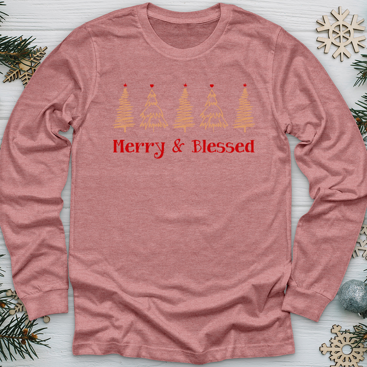 Blessed Christmas Farm Long Sleeve Tee