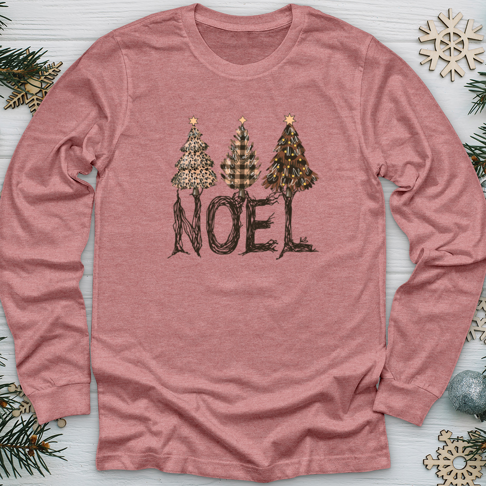 Noel Christmas Tree Long Sleeve Tee