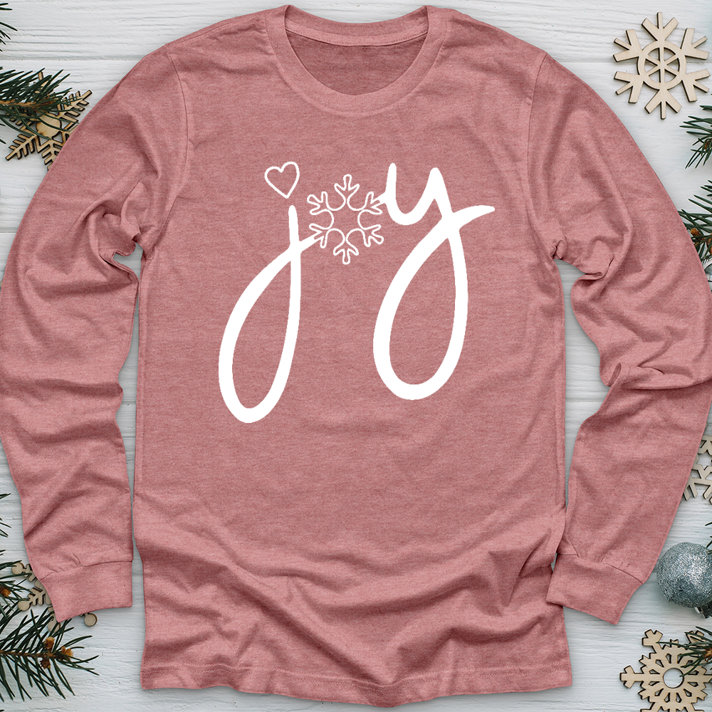 Joy Snowflake 01 Long Sleeve Tee