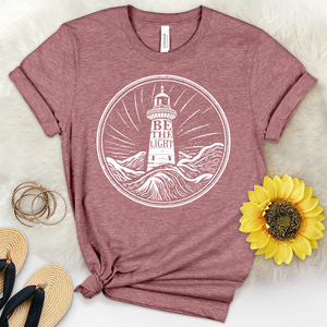 Be The Light Heathered Tee