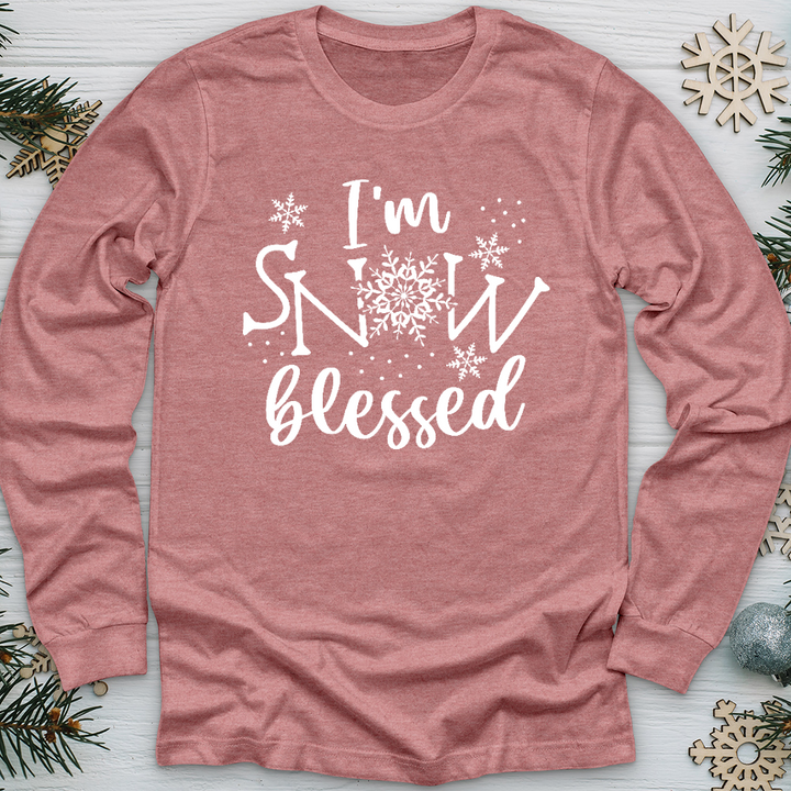 Snow Blessed Snowflake Long Sleeve Tee