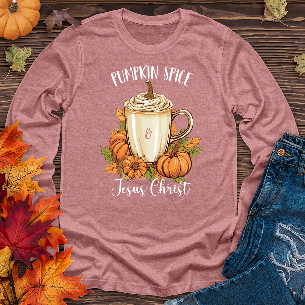 Autumn Latte Pumpkin Long Sleeve Tee