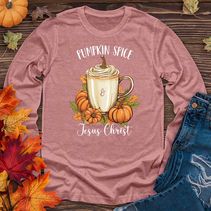 Autumn Latte Pumpkin Long Sleeve Tee