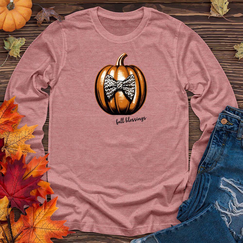 Glamorous Fall Football Long Sleeve Tee