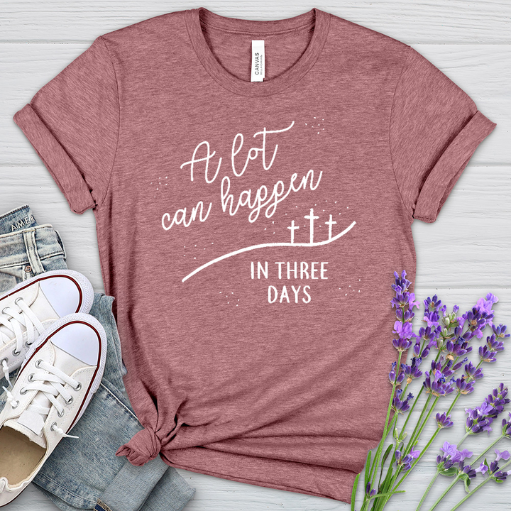 A Lot Can Happen Heathered Tee