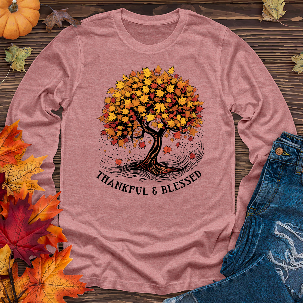 Thankful Harvest Celebration Long Sleeve Tee