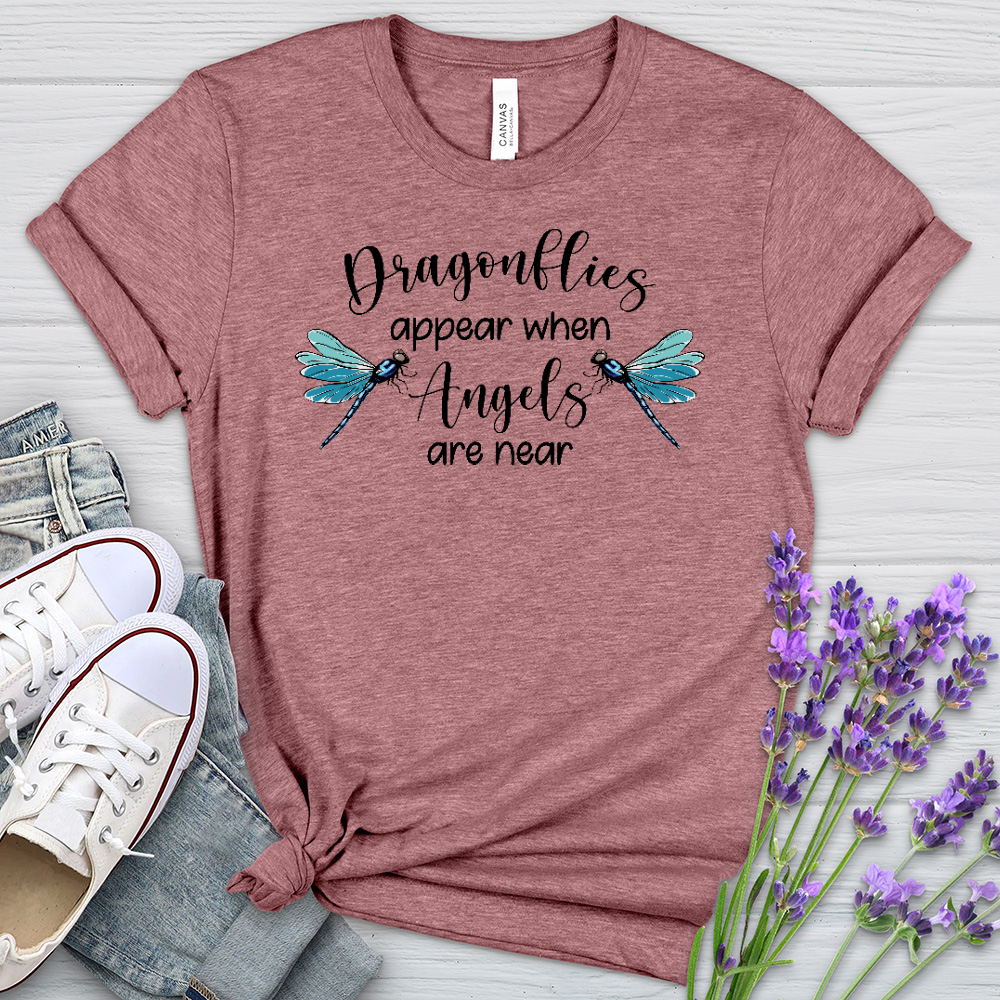 Dragonflies Appear Heathered Tee