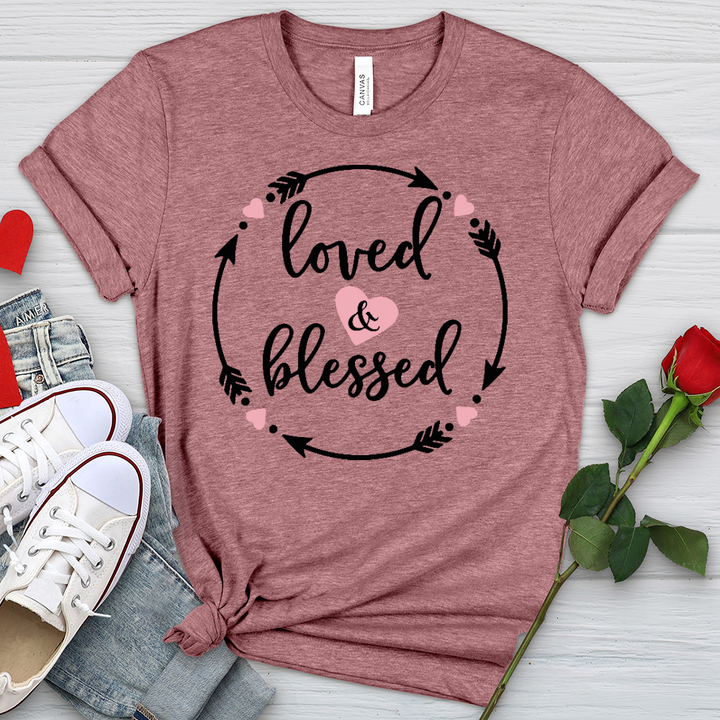 Loves & Blessed Heathered Tee