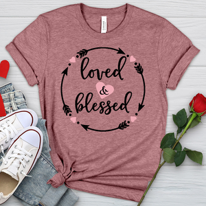 Loves & Blessed Heathered Tee