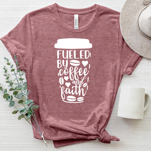 Fueled by Coffee Cup Heathered Tee