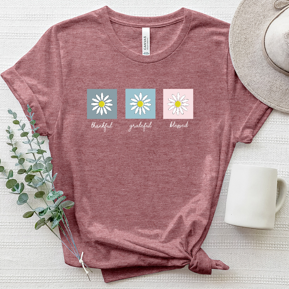 TGB Daisy Heathered Tee