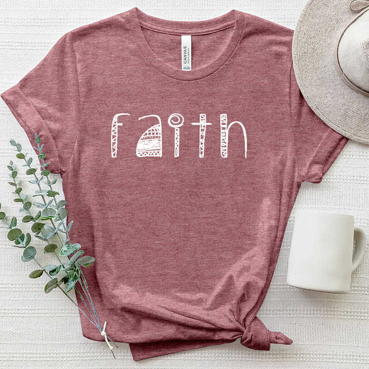 Faith & Summer Heathered Tee