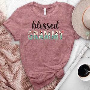 Blessed Grammy Heathered Tee