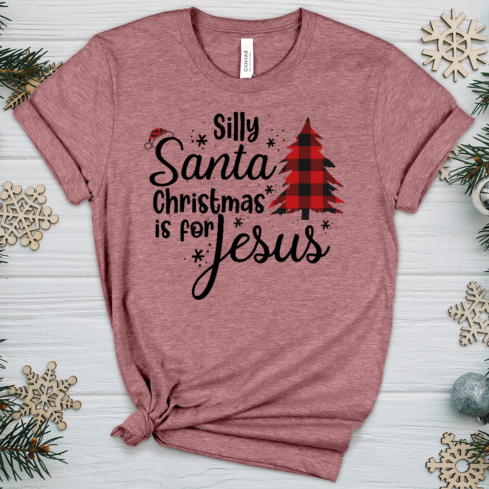 Silly Santa Heathered Tee