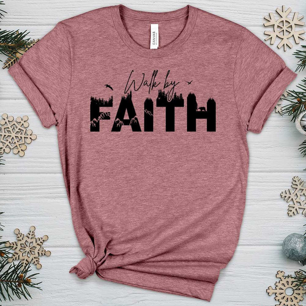 Walk By Faith Wilderness Heathered Tee