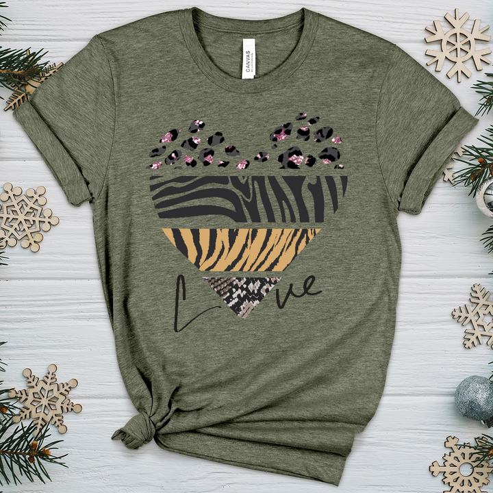 Love Is Wild 4 Heathered Tee