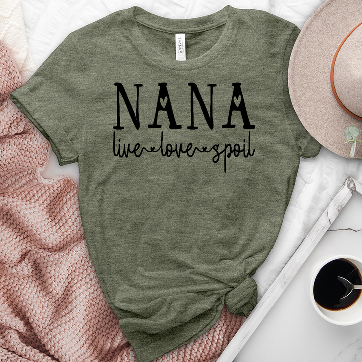 Live Love Spoil Heathered Tee