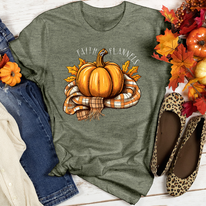 Faith & Flannels Heathered Tee