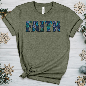 Faith Leopard P8 Heathered Tee