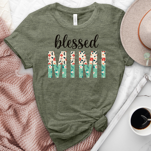 Blessed Mimi Heathered Tee