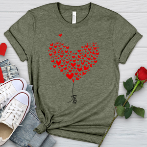 Faith Heart String Heathered Tee