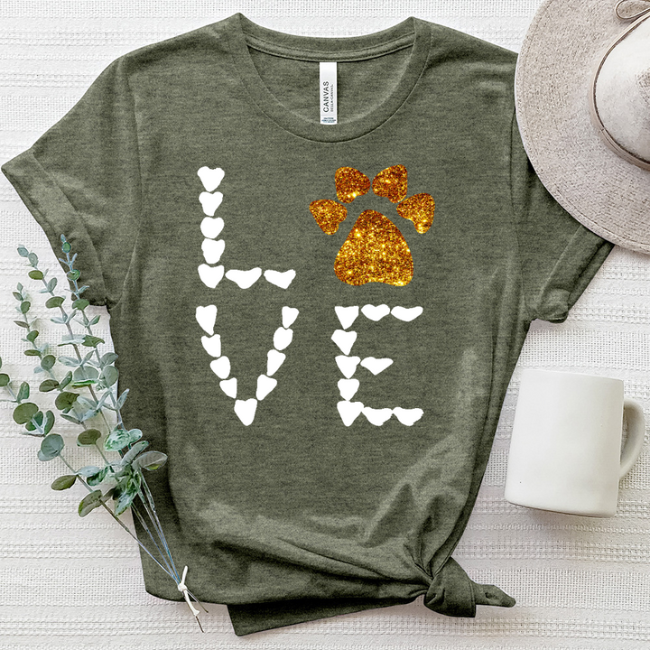 Love Hearts Heathered Tee