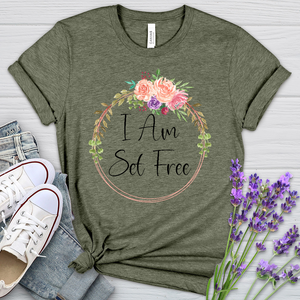 Set Free Heathered Tee