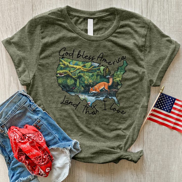 American Forest Heathered Tee