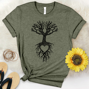 Tree of Love Heathered Tee