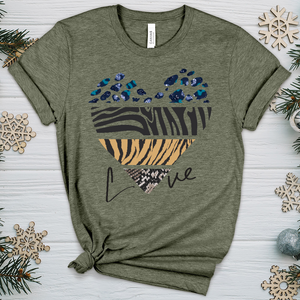 Love Is Wild 8 Heathered Tee