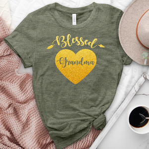 Blessed Grandma Heathered Tee