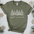 Winter Forest Snow Heathered Tee