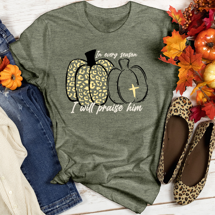 In Every Season Heathered Tee