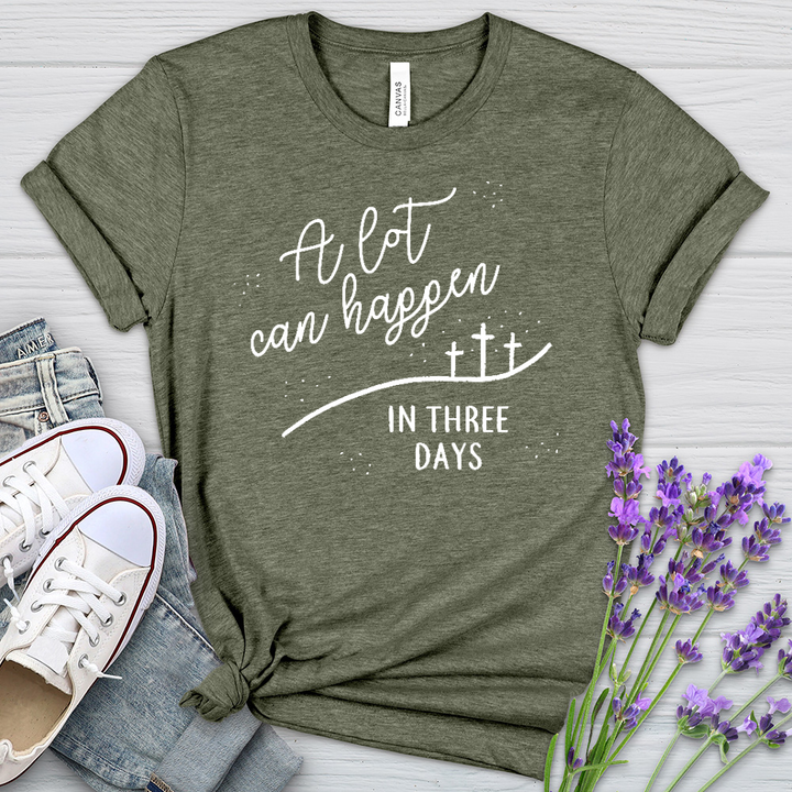 A Lot Can Happen Heathered Tee