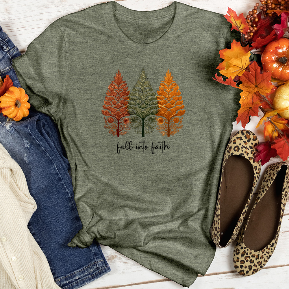 Faith & Flannels Heathered Tee