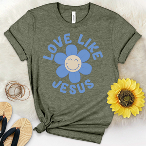 Love Like Jesus Heathered Tee