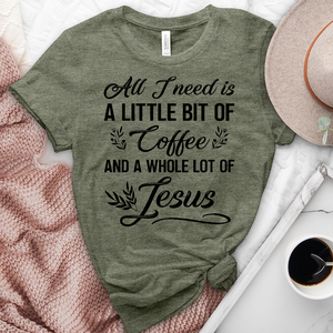 Whole Lot Of Jesus Heathered Tee