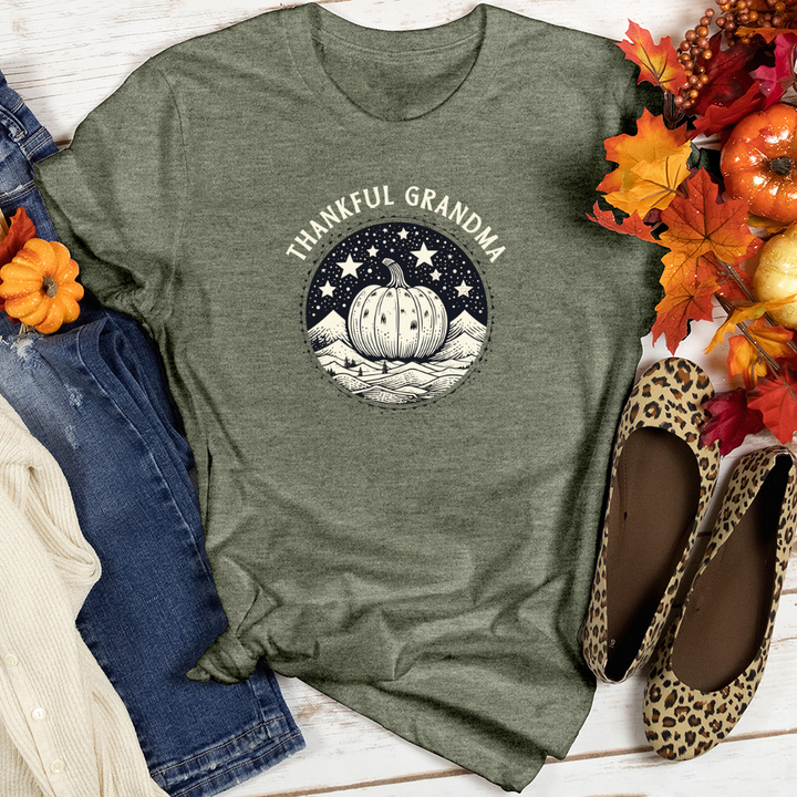 Cosmic Winter Pumpkin Heathered Tee