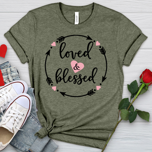 Loves & Blessed Heathered Tee