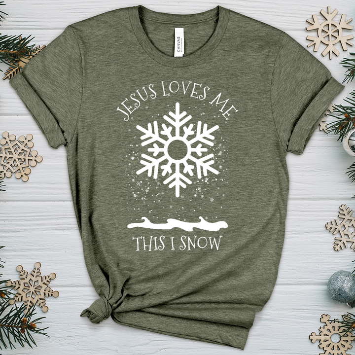 This I Snow Heathered Tee