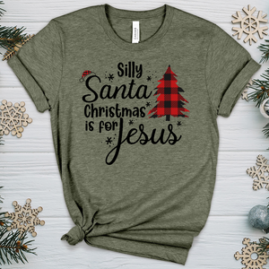 Silly Santa Heathered Tee