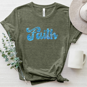 Faith Splash Heathered Tee