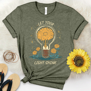 Dandelion Lightbulb Heathered Tee