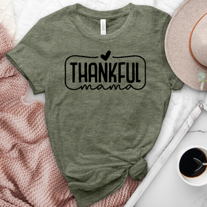 Thankful Mama Heathered Tee