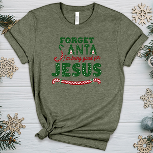 Forget Santa Heathered Tee