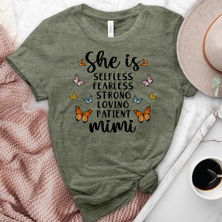 She Is Mimi Heathered Tee
