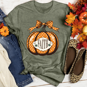 Spotted Faith Pumpkin Heathered Tee