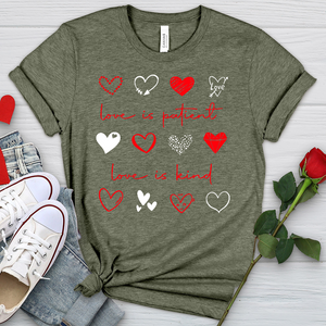 Heart Evolution Heathered Tee