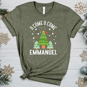 O Come o Come Emmanuel Heathered Tee