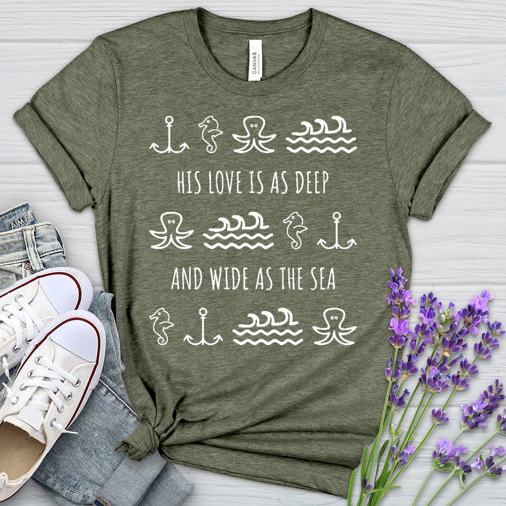 Deep Waters Heathered Tee